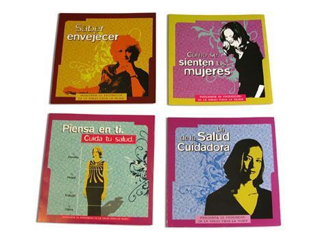 Imágenes materiales Programa Mujer y salud
