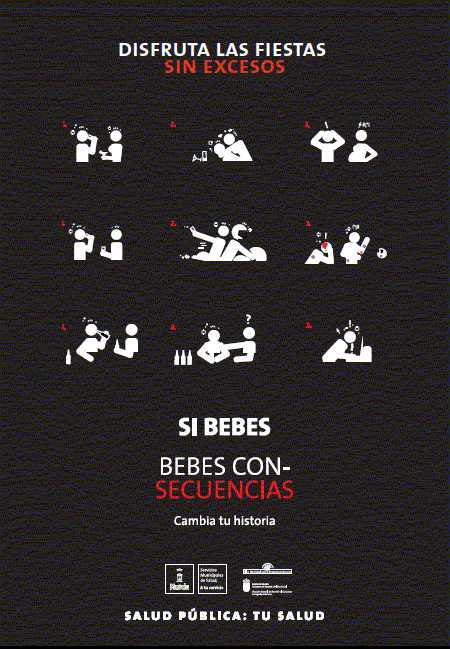 Cartel campaña si bebes Con-Secuencias