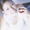 foto mujer con manzana