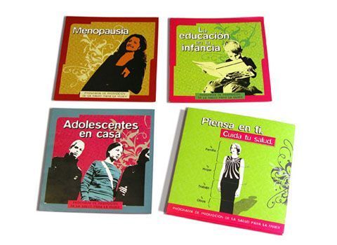 Imágenes materiales Programa Mujer y salud
