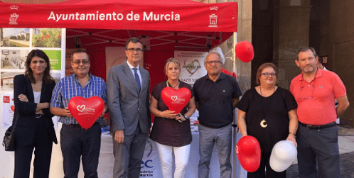 Día Mundial del Corazón en la Ciudad de Murcia. «Mi corazón, tu corazón»